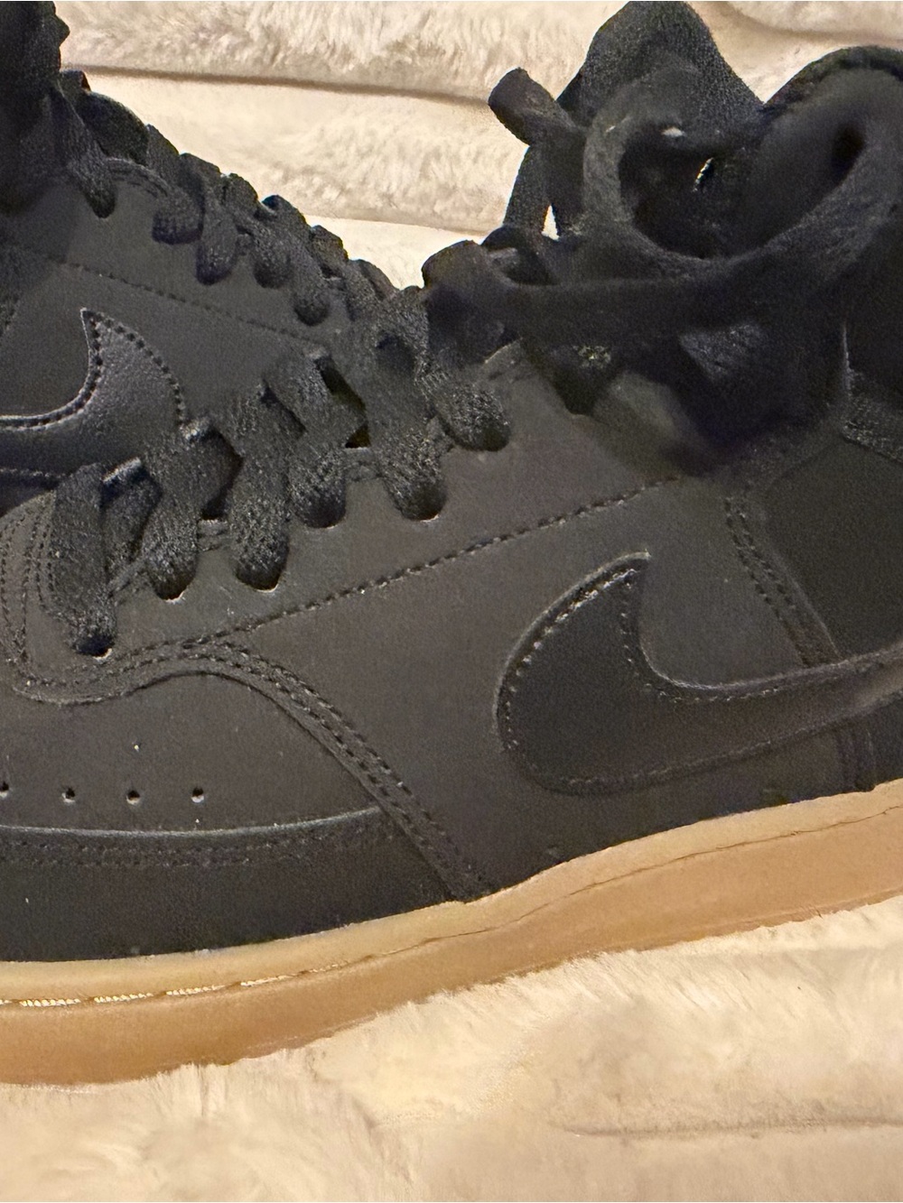 Nike Black Athletic Shoe Interior